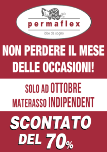 Materasso Indipendent Permaflex Super Promo Palermo