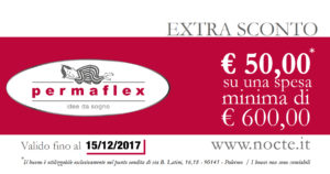 Buono sconto da € 50.00 scadenza 15 dicembre 2017