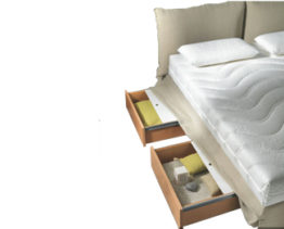 Letto Dorsal con cassetto Salvaspazio